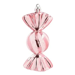 4 Bonbon-Anhänger, Pastell Mix, Kunststoff, 11 Cm