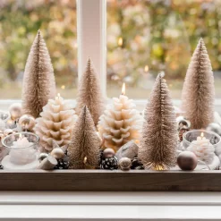 36 Kleine Weihnachtskugeln Home Sweet Home Mix, Kunststoff, 2,5-5 Cm