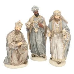 9 Luxuriöse Krippenfiguren Grau, 30 Cm