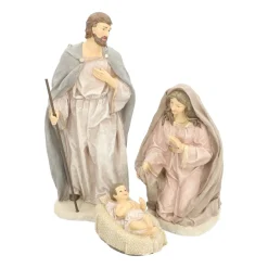 9 Luxuriöse Krippenfiguren Grau, 30 Cm