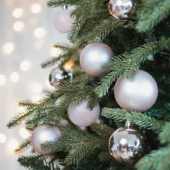 44 Rosane Weihnachtskugeln In Aufbewahrungsbox