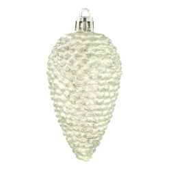 6 Tannenzapfen Eukalyptus, Kunststoff, 9 Cm