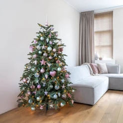 44 Weihnachtskugeln, Romantic Mix, Glas, 5-8 Cm