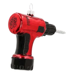 Anhänger Bohrmaschine, Glas, 10 Cm