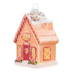 Anhänger Candy-Haus, Glas, 11 Cm