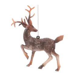 Anhänger Hirsch, Braun, Kunststoff, 15 Cm