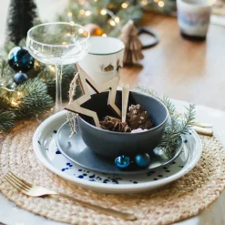 Anhänger Holz-Stern, Natur, 15 Cm