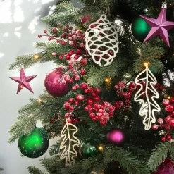 Anhänger Holz-Tannenzapfen, Natur, 15 Cm