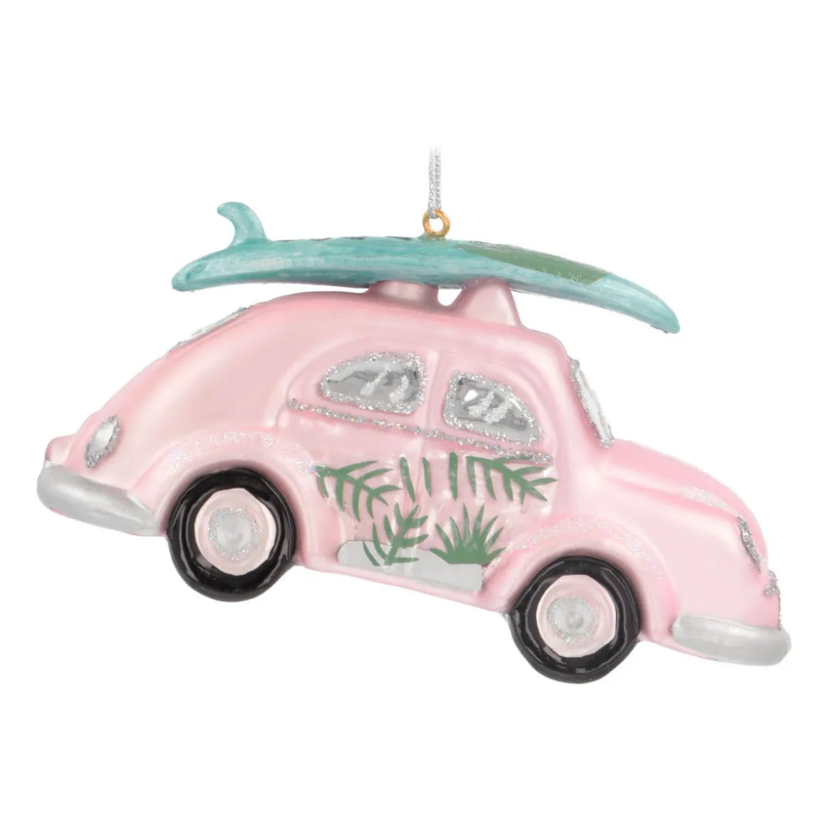 Anhänger Käfer, Glas, 12 Cm