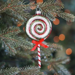 Anhänger Lutscher, Glas, 14 Cm