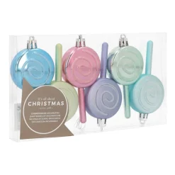 Anhänger Lutscher Pastell Mix, Kunststoff, 9 Cm