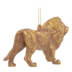 Anhänger Löwe, Gold, Kunststoff, 12 Cm