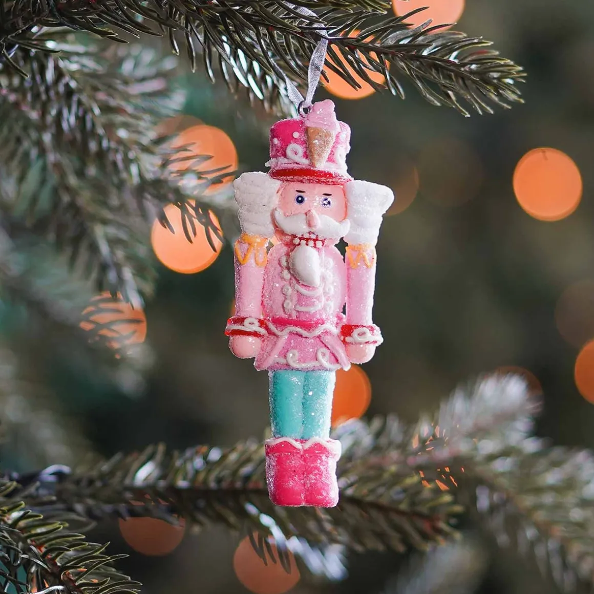 Anhänger Nussknacker, Modelliermasse, 13 Cm