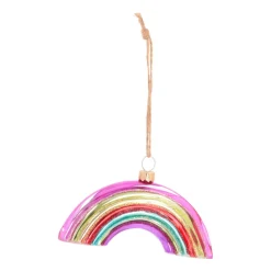 Anhänger Regenbogen, Glas, 12cm