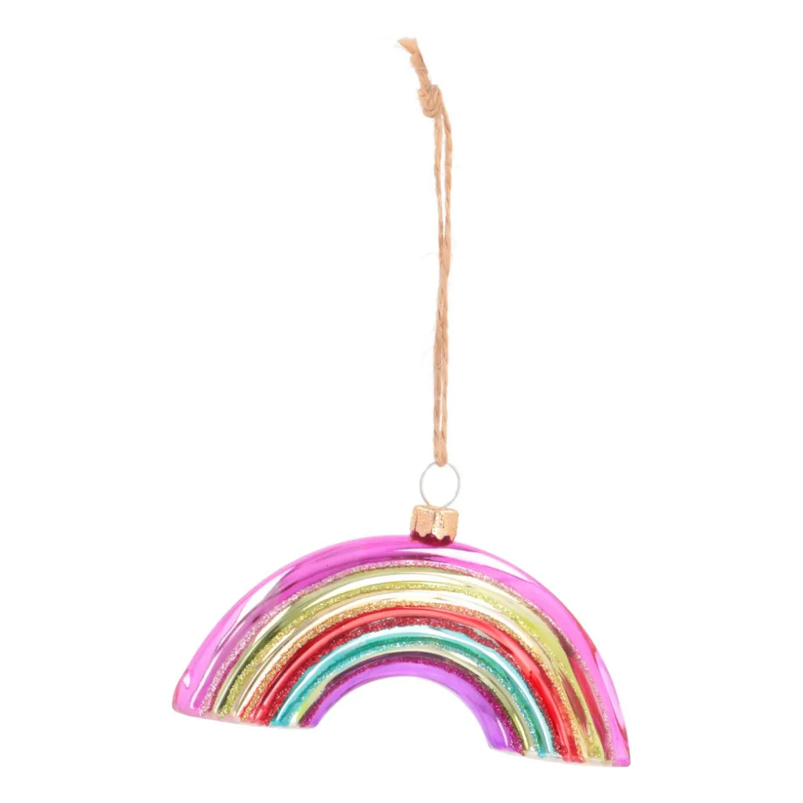 Anhänger Regenbogen, Glas, 12cm