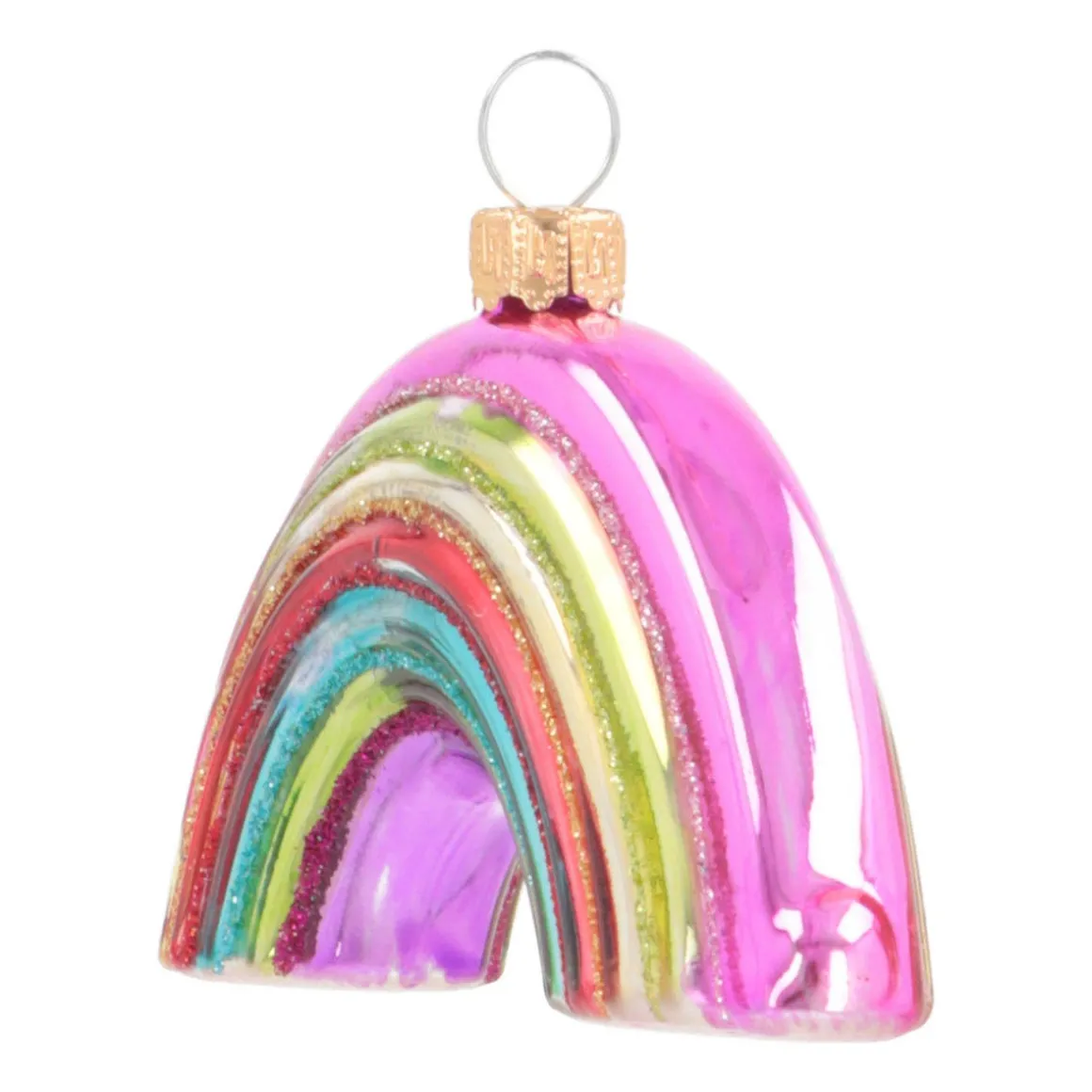 Anhänger Regenbogen, Glas, 12cm