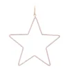 Anhänger Stern, Rosa, Metall, 14 Cm