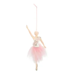 Besonderer Anhänger Ballettänzerin Mit Tutu Weiß, Aus Polyresin, 18 Cm
