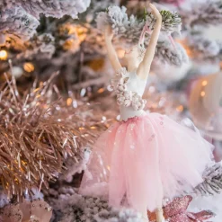 Besonderer Anhänger Ballettänzerin Mit Tutu Weiß, Aus Polyresin, 18 Cm