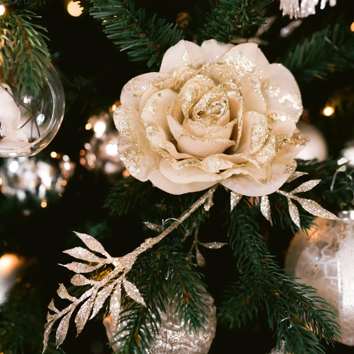 Blume Mit Clip Taupe, Aus Kunststoff, 12 Cm