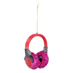 Bunter Kopfhörer Weihnachtsanhänger Für Ein Musikalisches Weihnachten