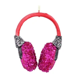 Bunter Kopfhörer Weihnachtsanhänger Für Ein Musikalisches Weihnachten