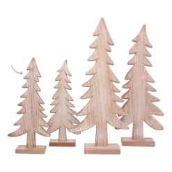 Dekorativer Holz-Weihnachtsbaum In Natur