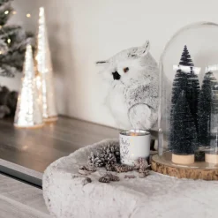 Deko-Weihnachtsbaum Schwarz, Aus Kunststoff, 20 Cm