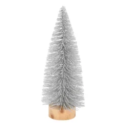 Deko-Weihnachtsbaum Silber, Aus Kunststoff, 20 Cm