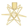 Design Kerzenständer, Gold, Metall, 12 Cm