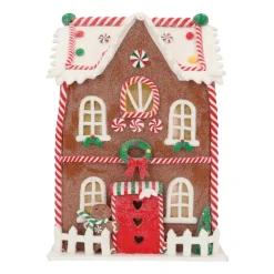 Detailliertes XL-Lebkuchenhaus Mit LED-Beleuchtung
