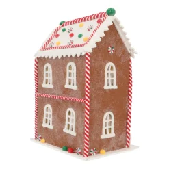 Detailliertes XL-Lebkuchenhaus Mit LED-Beleuchtung
