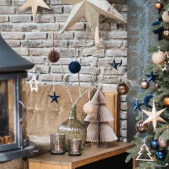 Dunkelblaue Samt-Weihnachtskugel - Unzerbrechlich