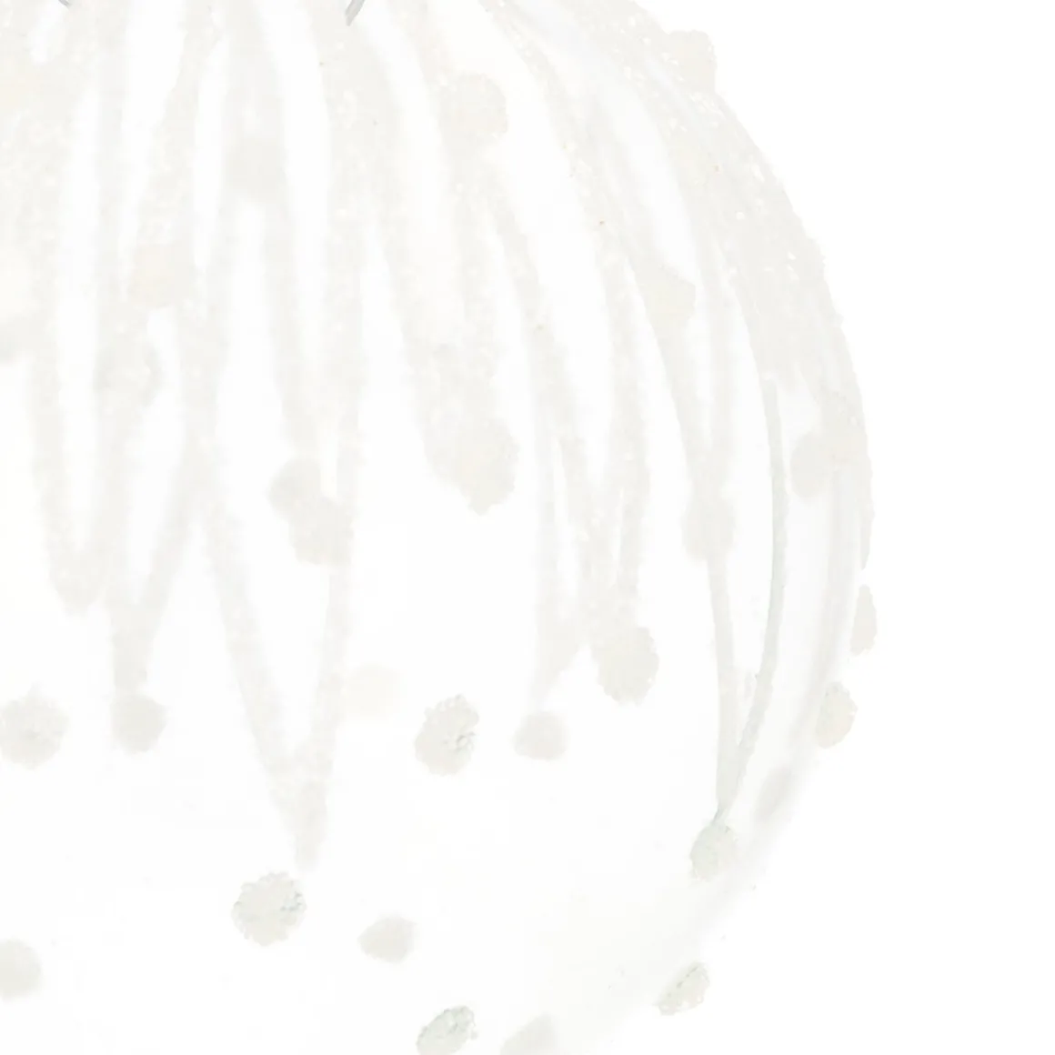 Elegante Transparente Glaskugel Mit Glitzer Und Pünktchen