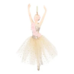 Eleganter Ballerina-Weihnachtsschmuck Mit Echtem Tutu