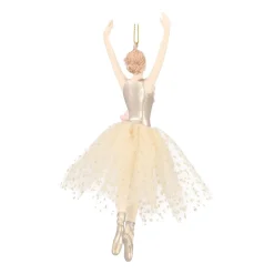 Eleganter Ballerina-Weihnachtsschmuck Mit Echtem Tutu