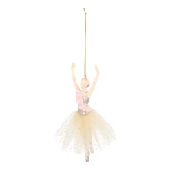 Eleganter Ballerina-Weihnachtsschmuck Mit Echtem Tutu