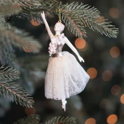 Eleganter Weihnachtsschmuck Mit Spitzentutu