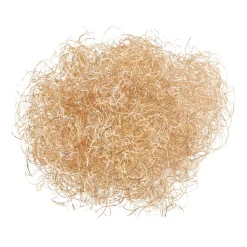 Engelshaar Lametta, Hellgold, Feines Metall, 15 G