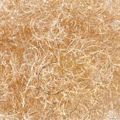 Engelshaar Lametta, Hellgold, Feines Metall, 15 G