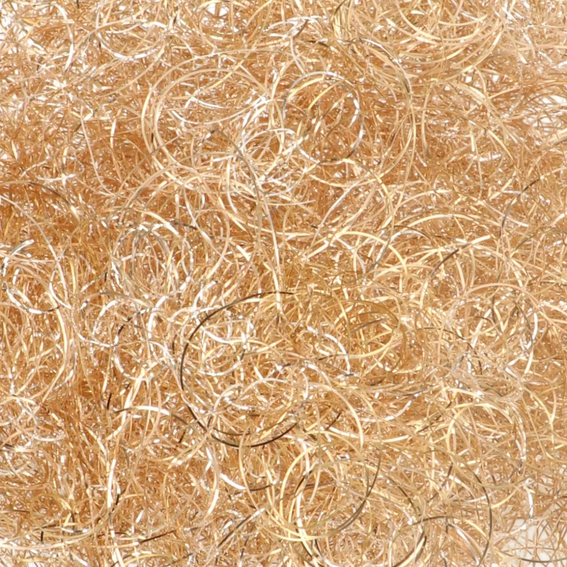 Engelshaar Lametta, Hellgold, Feines Metall, 15 G