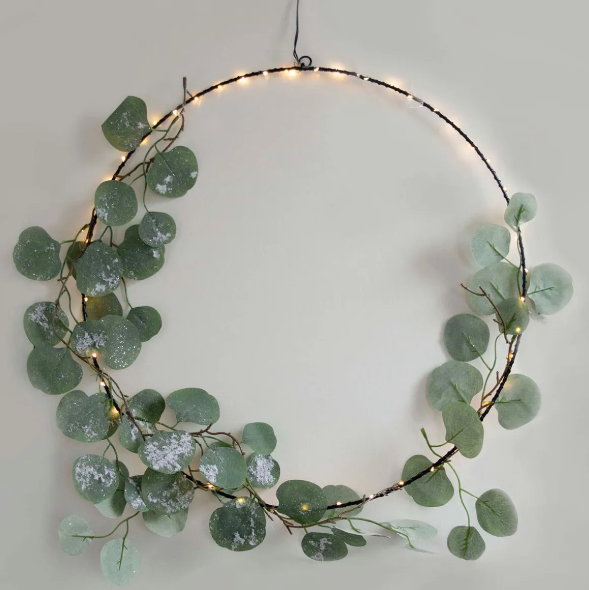 Eukalyptusgirlande, Eukalyptus, Kunststoff, 150 Cm