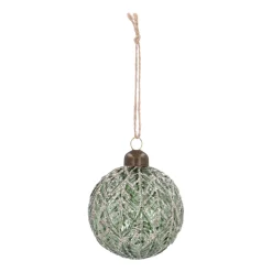 Glamouröse Bronzene Craquelé - Vintage - Weihnachtskugel