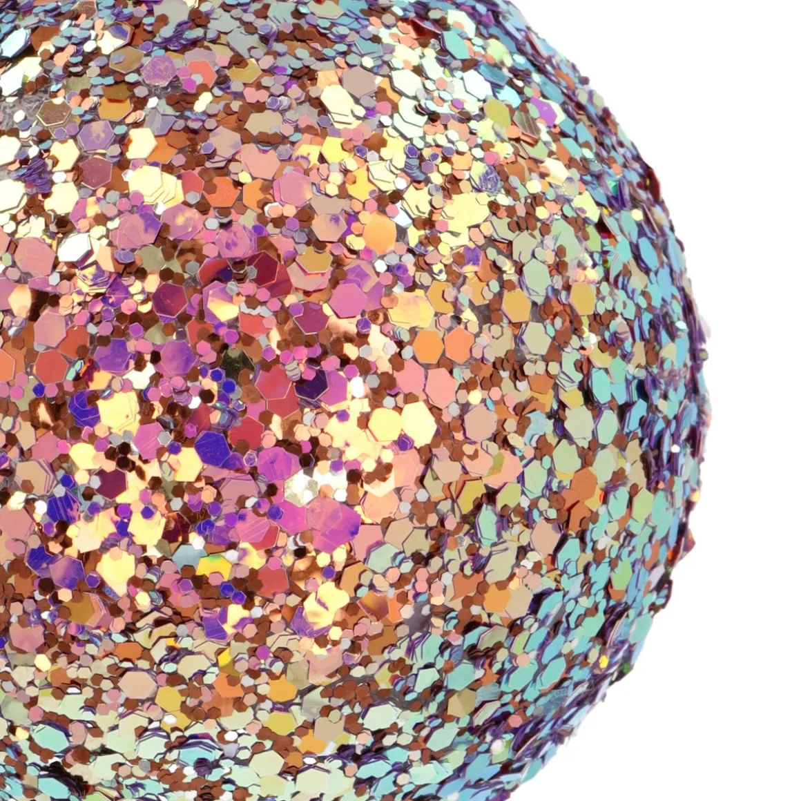 Glaskugel 'Galaxy' Mit Glitzer (Außenseite)