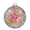 Glaskugel 'Galaxy' Mit Glitzer (Außenseite)