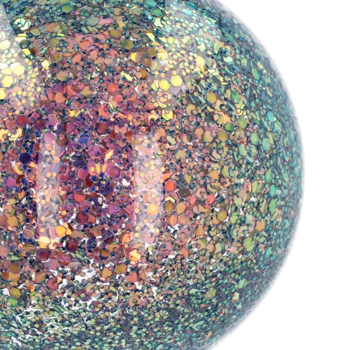 Glaskugel "Galaxy" Mit Holografischem Glitzer-Effekt