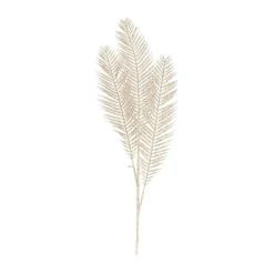 Glitzer Blattzweige Champagner, 70 Cm