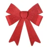 Glitzer XXL Weihnachtsschleife Rot, 35 Cm