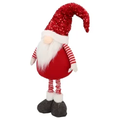 Gnom Mit Ausziehbaren Beinen Und Roter Paillettenmütze