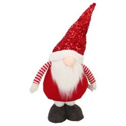 Gnom Mit Ausziehbaren Beinen Und Roter Paillettenmütze